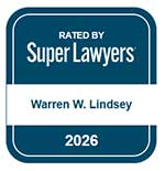 Super Lawyers Rising Stars 2026 badge awarded to Warren W. Lindsey